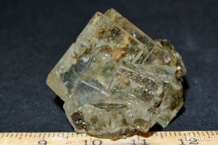 Оптический флюорит, кварц. Лот №1066