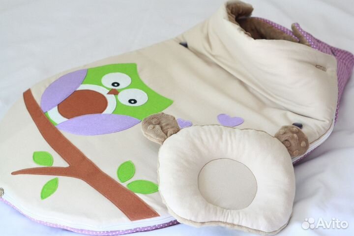 Зимний конверт+подушечка