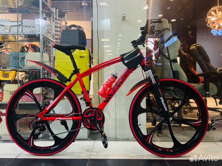 Велосипед на литых дисках 26-27,5