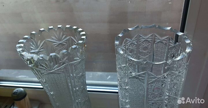 Хрустальная ваза echt bleikristall Германия