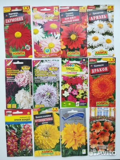 Семена цветов, овощей