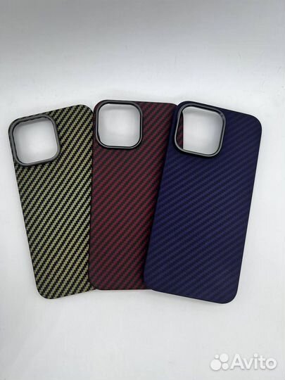 Кевларовые чехлы iPhone 14 Pro / 13 Pro
