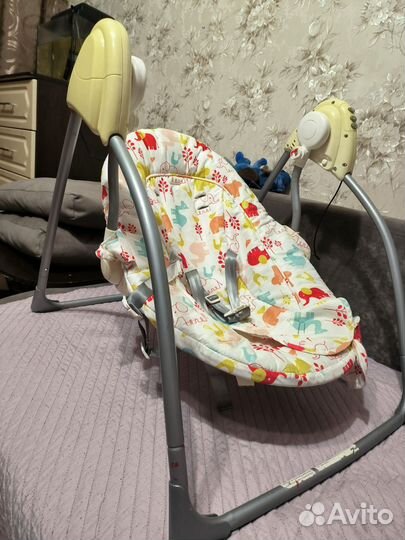 Детские электронные качели бу