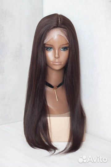 Натуральный парик на шелковом топе