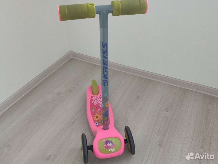Самокат детский трехколесный бу