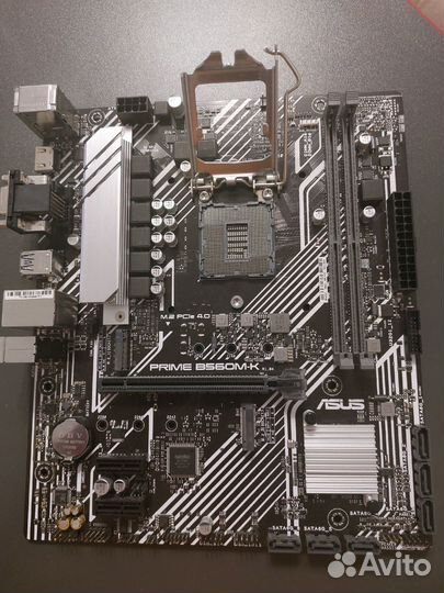 Комплектующие для пк asus b560m-k, i5 10400f
