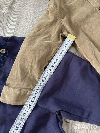 Рубашки брюки 86-92 zara H&M