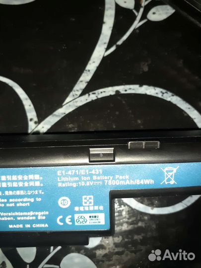 Аккумулятор для ноутбука acer