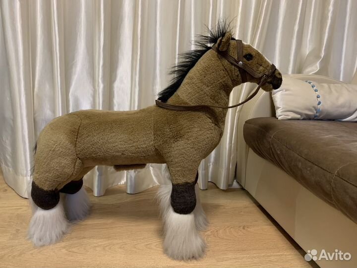 Лошадь мягкая игрушка 74х83