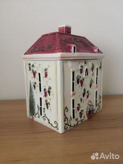 Домик керамический - шкатулка 