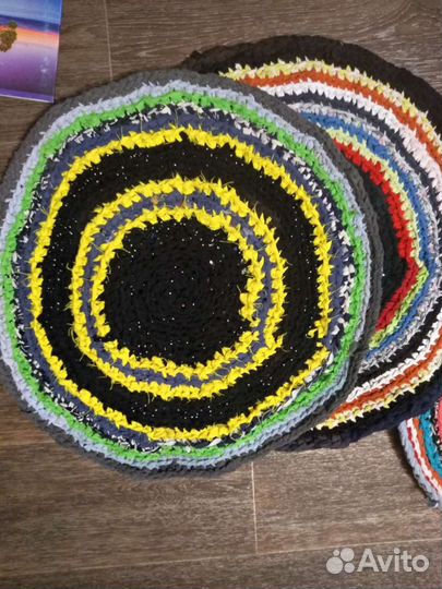 Коврики вязаные, в загор. дом, на дачу