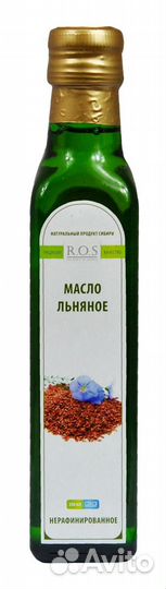 Масло льна 250 мл стекло