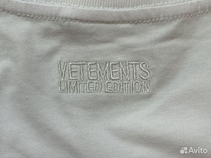 Футболка Vetements Antisocial