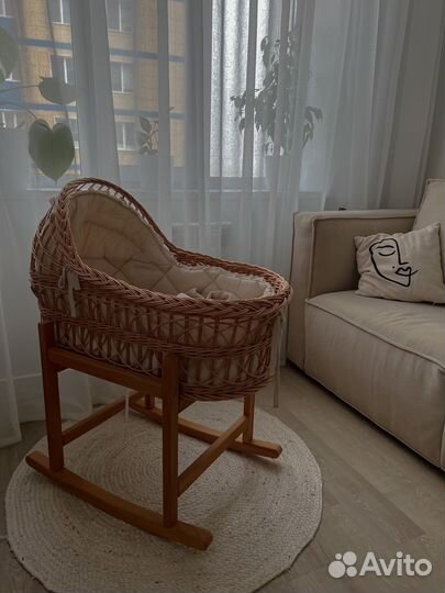 Люлька колыбель плетеная