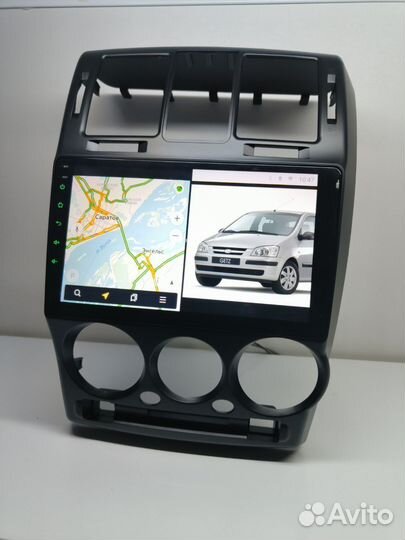 Магнитола Hyundai Getz 2002-2011г black 3/32Gb