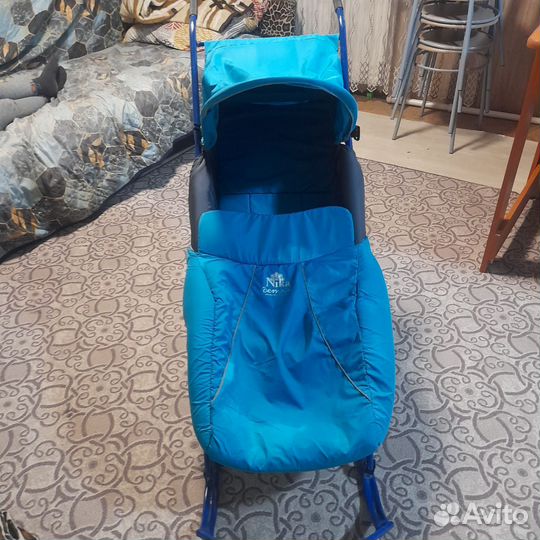 Детские санки коляска бу