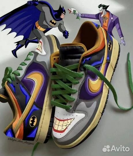 Кроссовки Nike Dunk Batman