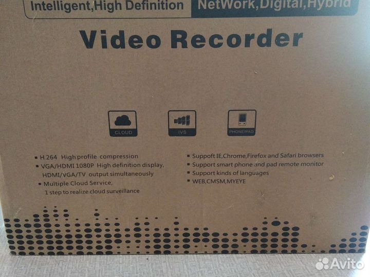 Видеорегистратор для видеонаблюдения бу