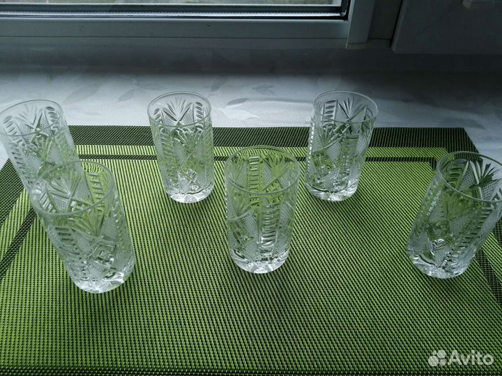 Стопки хрустальные