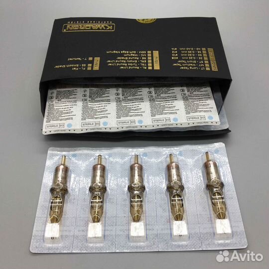 Картриджи для татуажа Kwadron (Квадрон), иглы 1RL