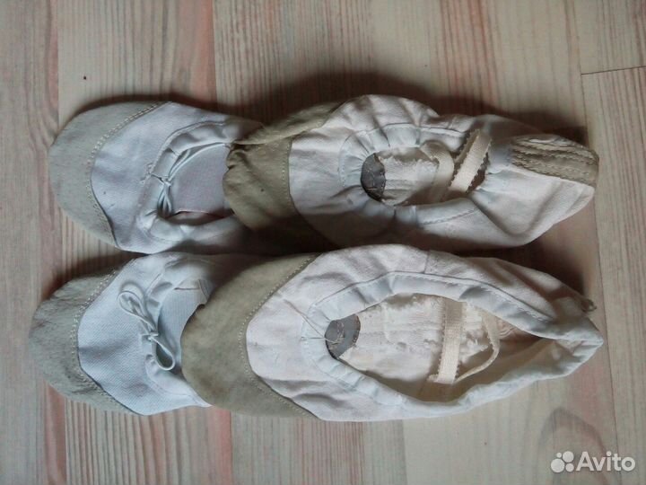 Балетки для танцев текстильные