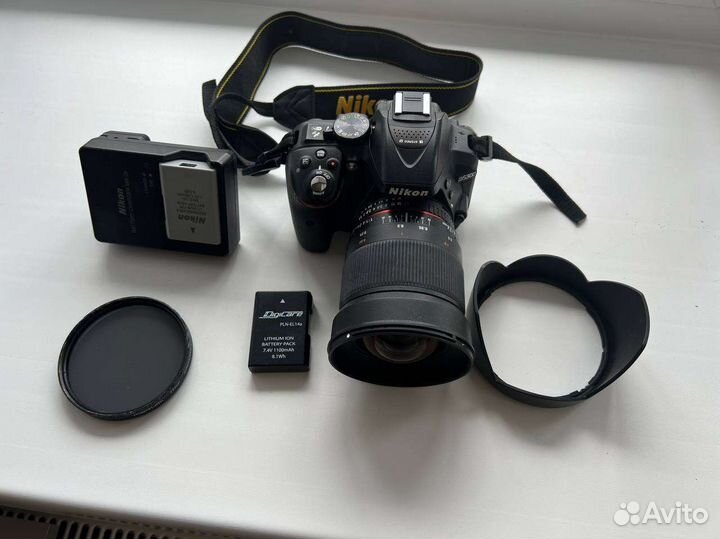 Зеркальный фотоаппарат Nikon D5300 + Samyang 24mm