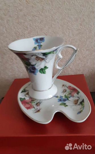 Маленькие розеточки, чайная пара, лимонница