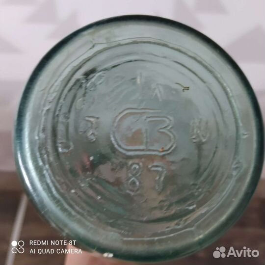 Стеклянная бутылка 1 л