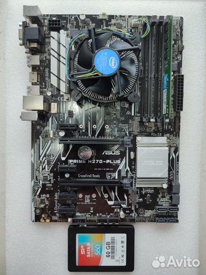 Комплекты 1151 (мат. плата + CPU + RAM + SSD)
