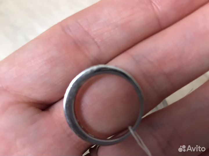 Кольцо серебряное новое
