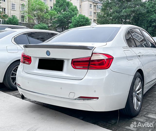 Спойлер BMW 3 F30 (глянец черный) рест (2015-2019)