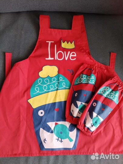 Детский фартук 92-110см