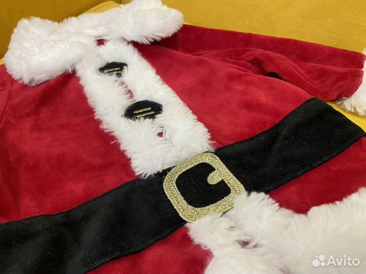 Костюм деда мороза 6-9 месяцев