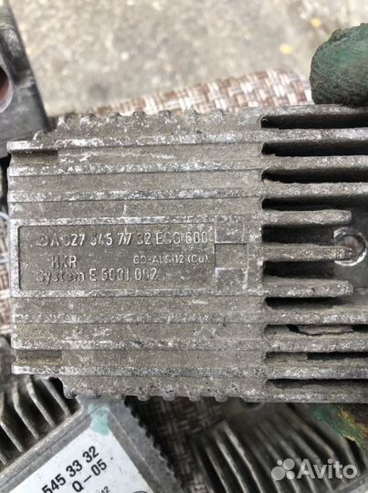 Блок управления вентиляторам Mercedes w210 w220 s2