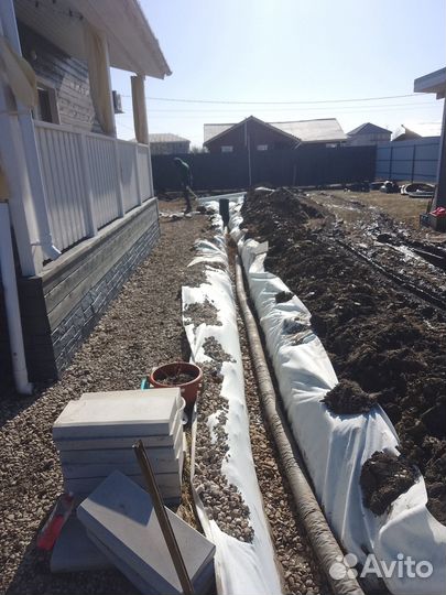 Дренаж участка. Земляные работы