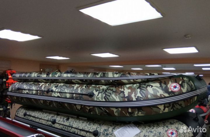 Лодка mishimo PRO 350-камуфляж темный