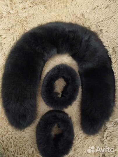 Меховой воротник песец