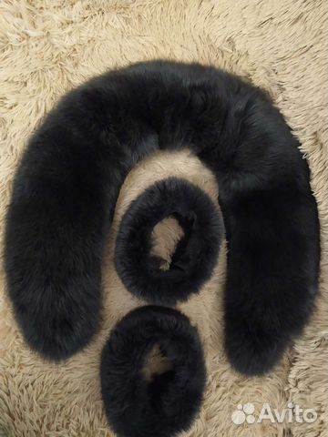 Меховой воротник песец