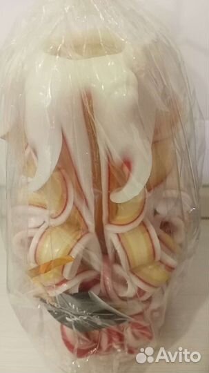 Свеча подарочная. Ручная работа. Очень красивая