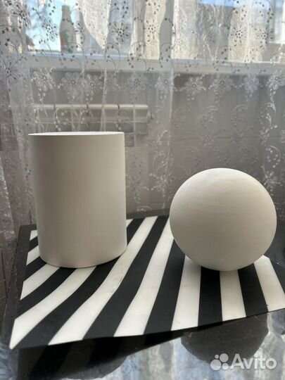 Гипсовые геометрические фигуры