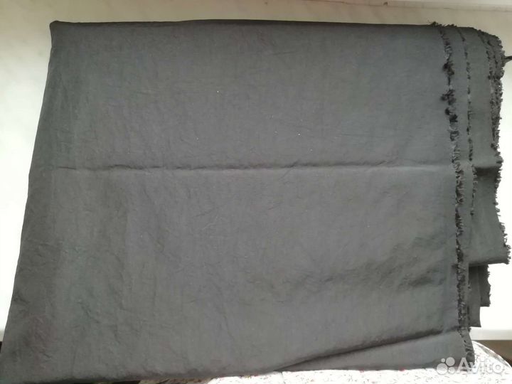 Ткань черная плащевая