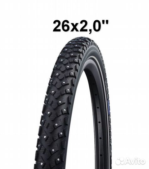 Зимняя покрышка Schwalbe Marathon Winter Plus, 26x