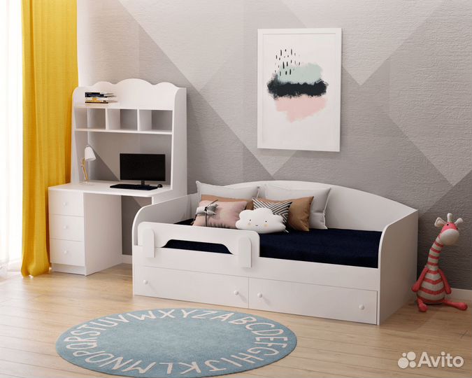 Детская Кровать 190х90 Жемчужина