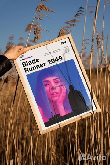 Постер с фильмом - Бегущий по лезвию 2049