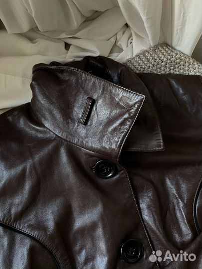 Куртка с поясом Toto group натуральная кожа