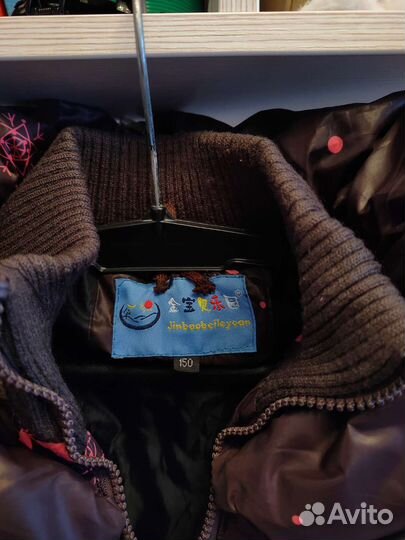 Зимнее пальто для девочки 150