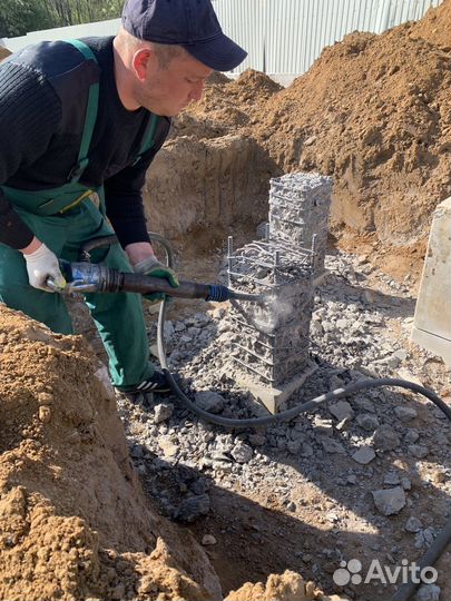 Аренда компрессора с отбойниками и бетоноломами