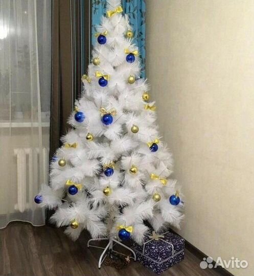 Елка белая искусственная новогодняя