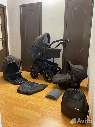 Коляска 3 в 1 verdi sonic plus в отличном сост