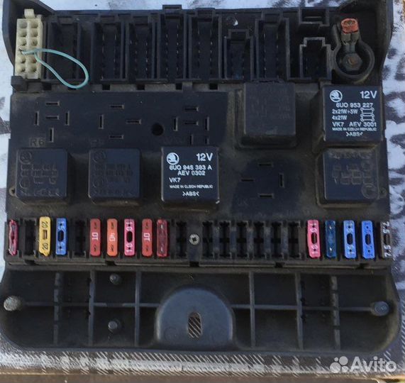 Блок предохранителей skoda felicia